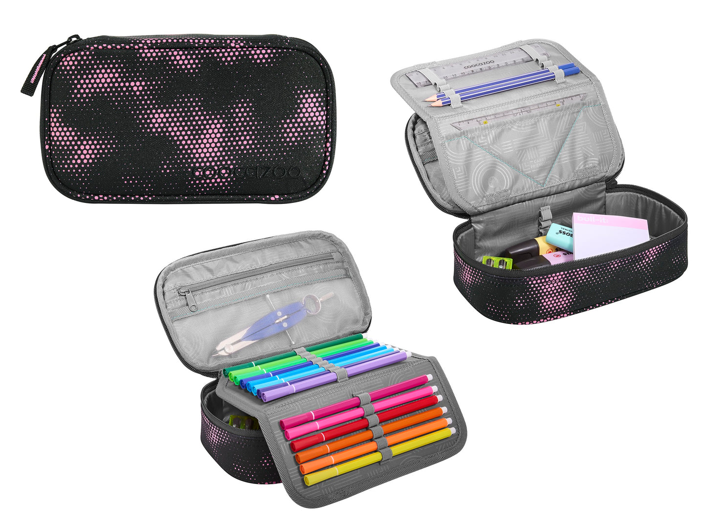 Schulrucksack-Set BYTE Pink Illusion 3-teilig