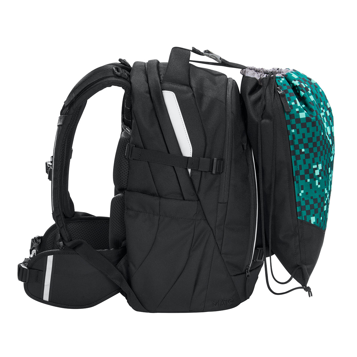 Schulrucksack-Set PORTER, Pixel Blox 3-teilig