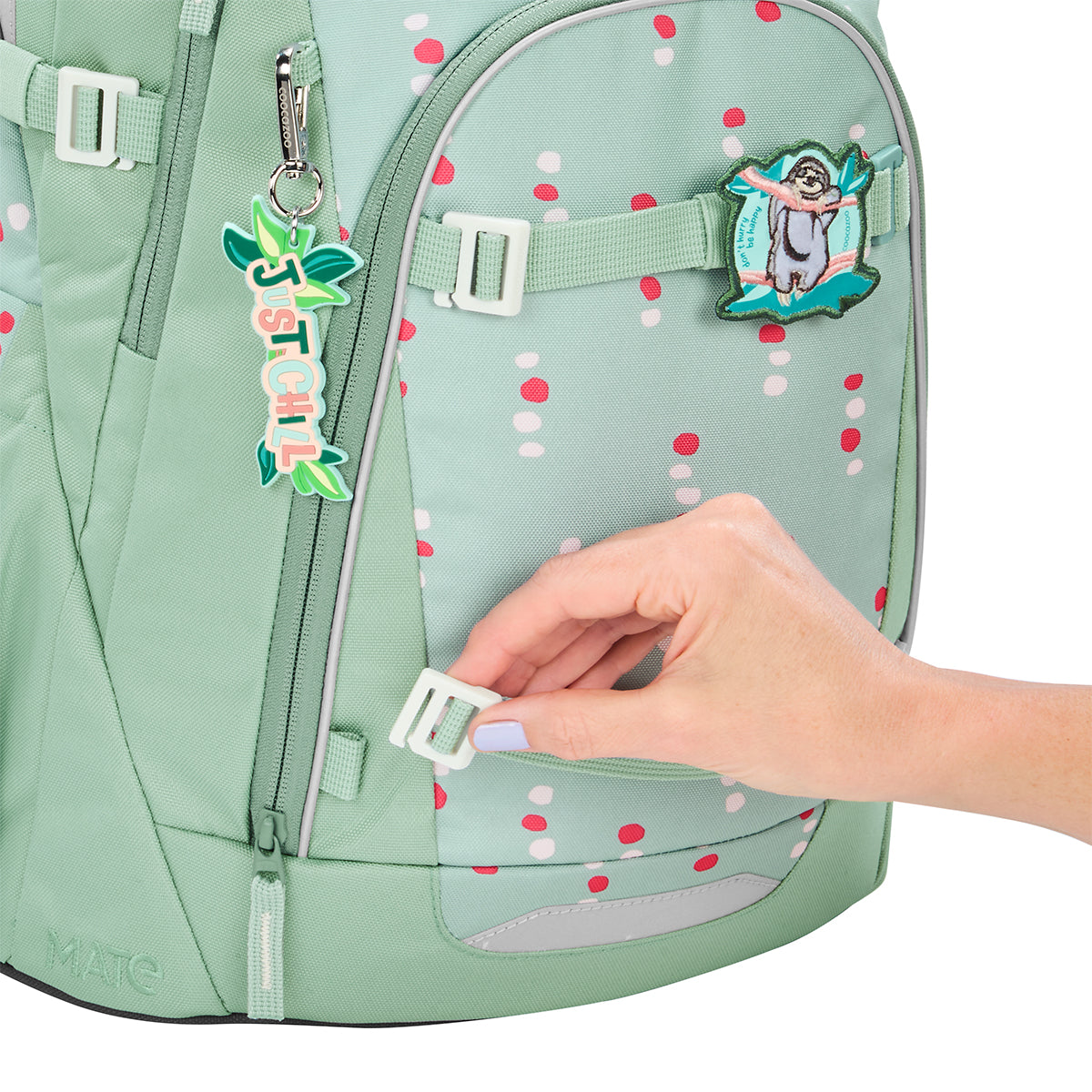 Schulrucksack-Set MATE Dancing Dots 2-teilig