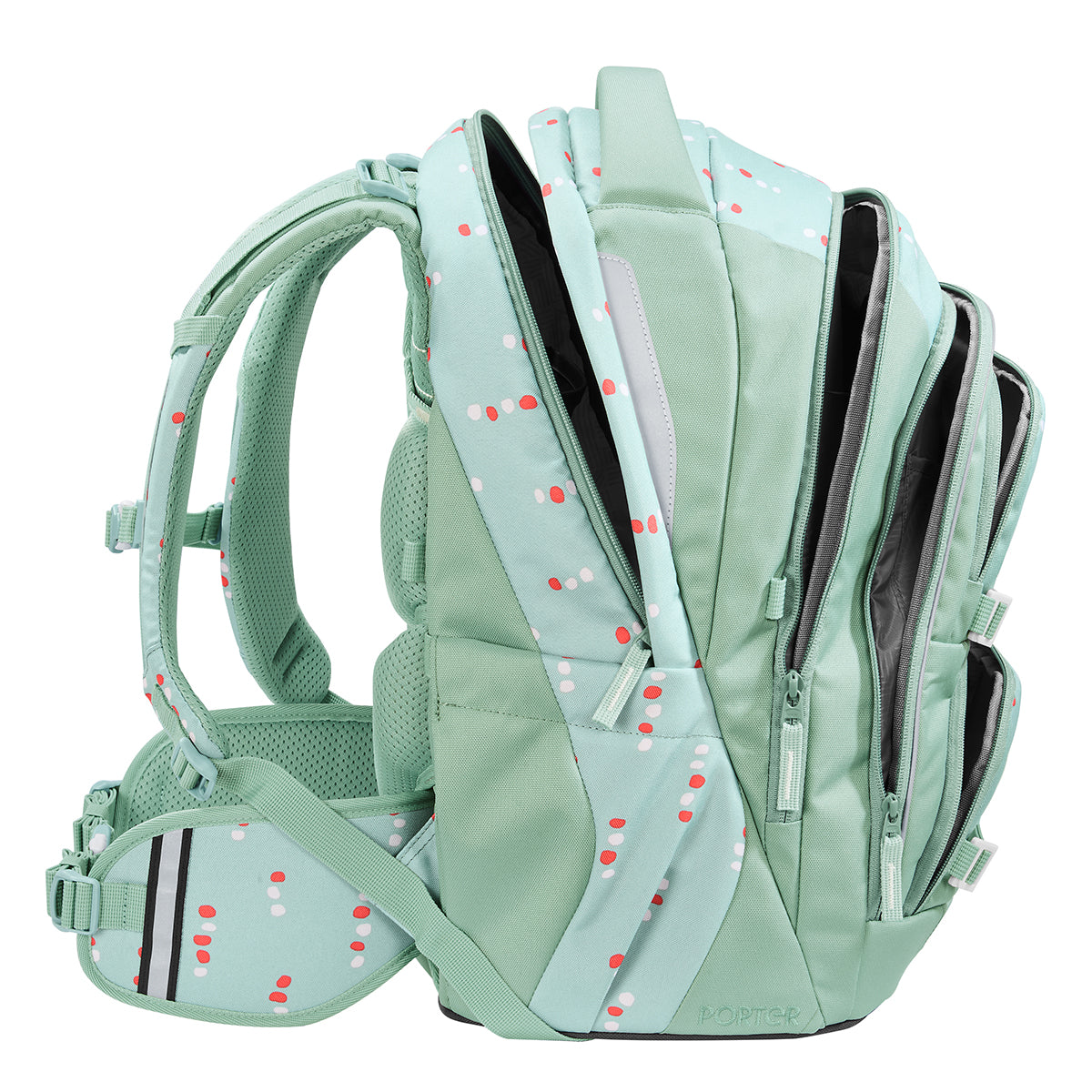 Schulrucksack-Set PORTER, Dancing Dots 2-teilig