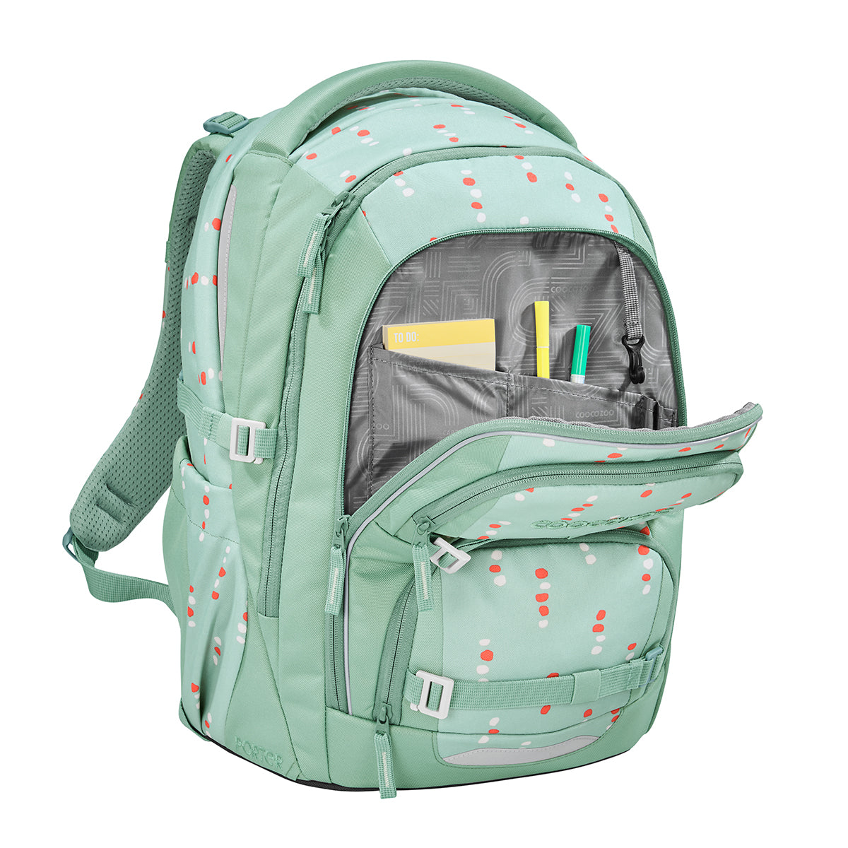 Schulrucksack-Set PORTER, Dancing Dots 3-teilig