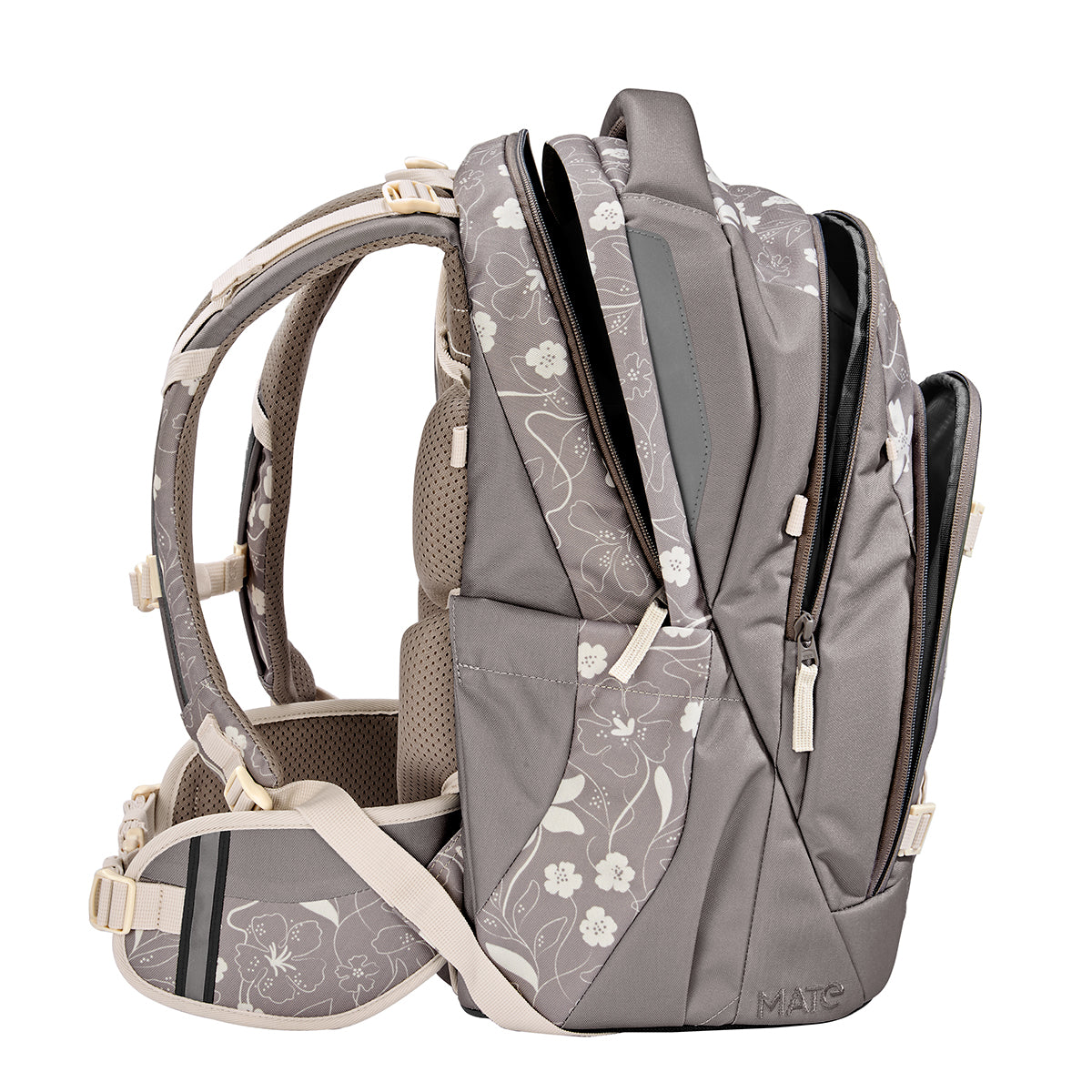 Schulrucksack-Set MATE Vanilla Bloom 3-teilig