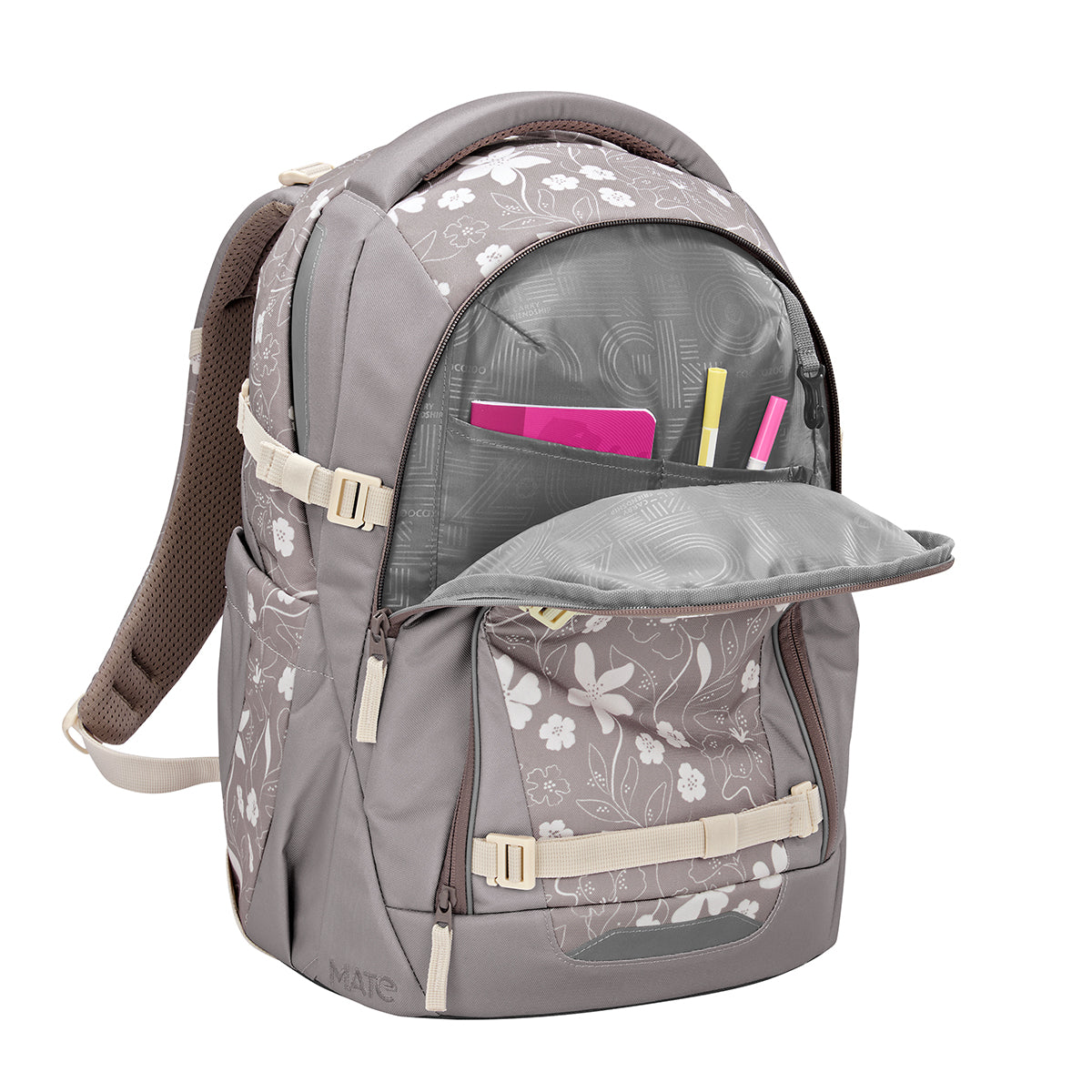 Schulrucksack-Set MATE Vanilla Bloom 2-teilig