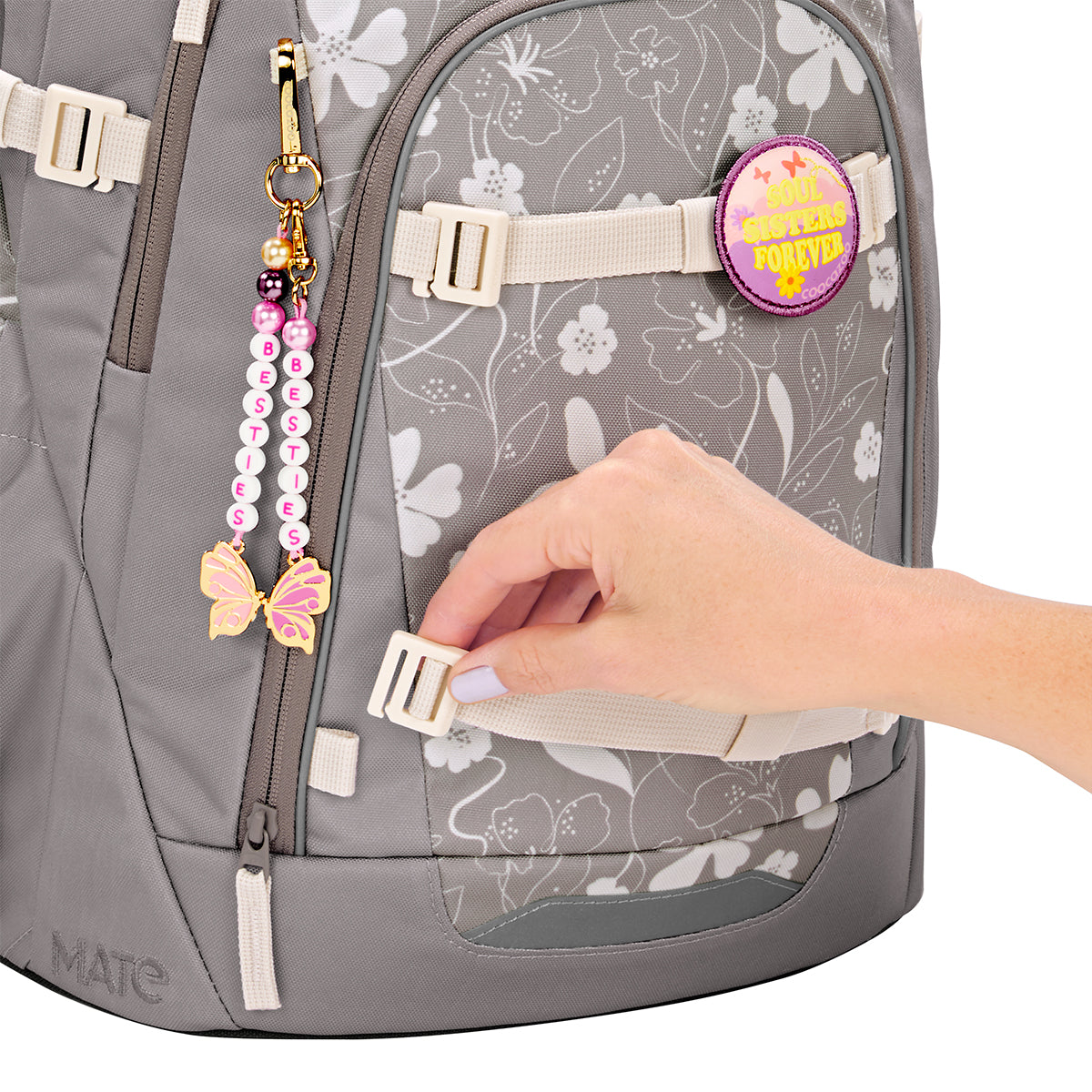 Schulrucksack-Set MATE Vanilla Bloom 3-teilig