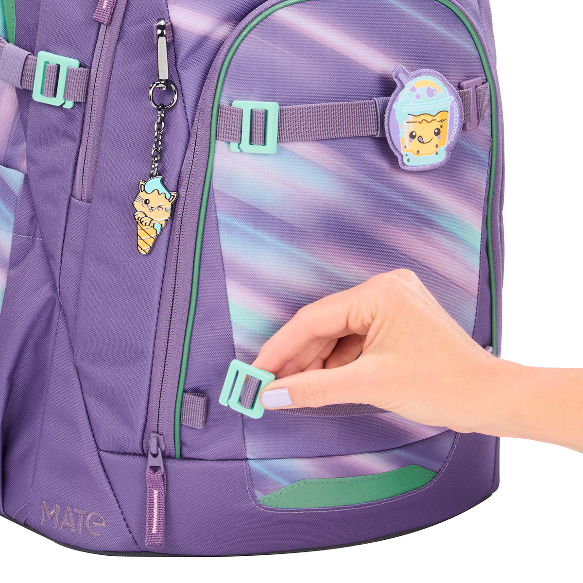 Schulrucksack-Set MATE Arctic Lights 2-teilig