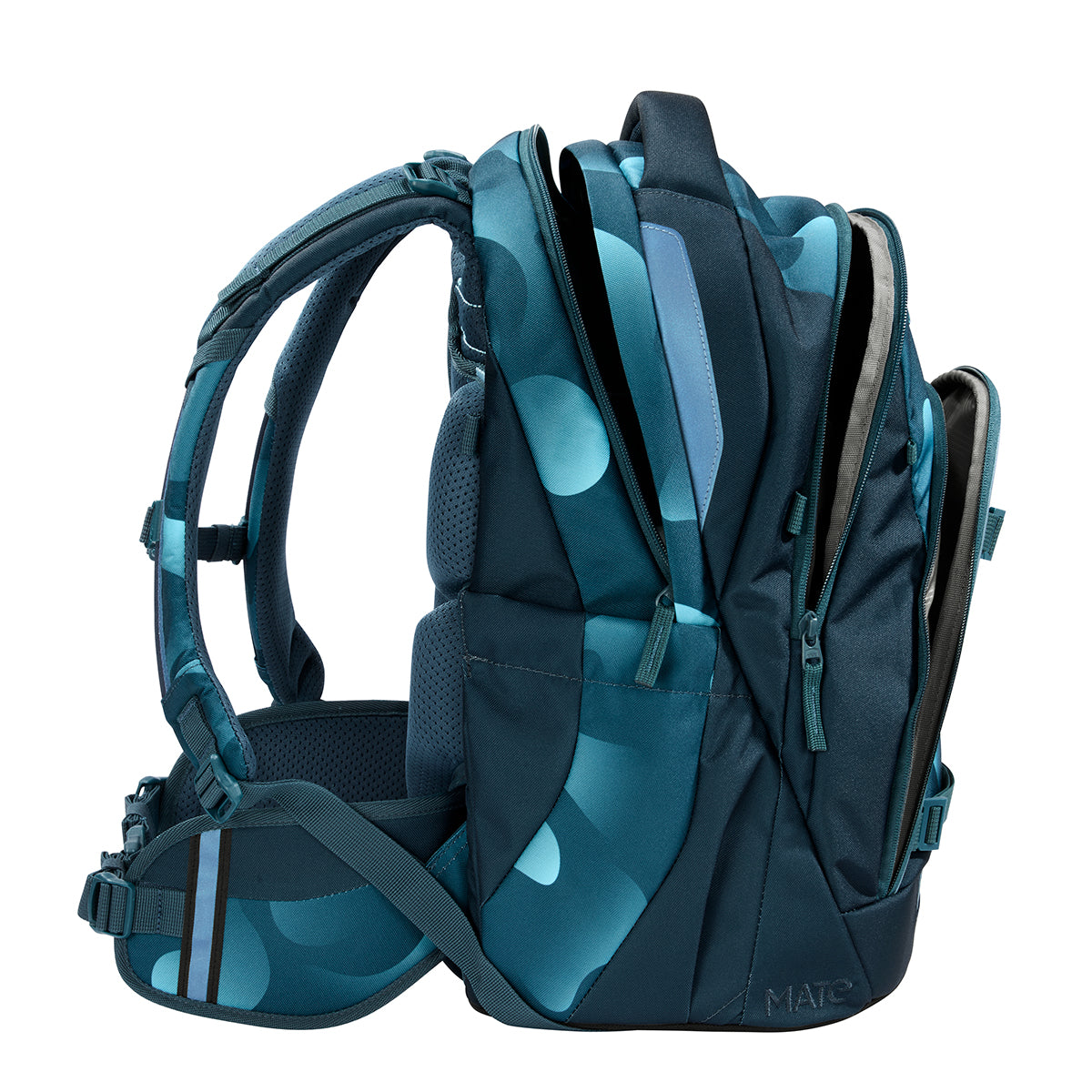 Schulrucksack-Set MATE Aqua Flow 3-teilig