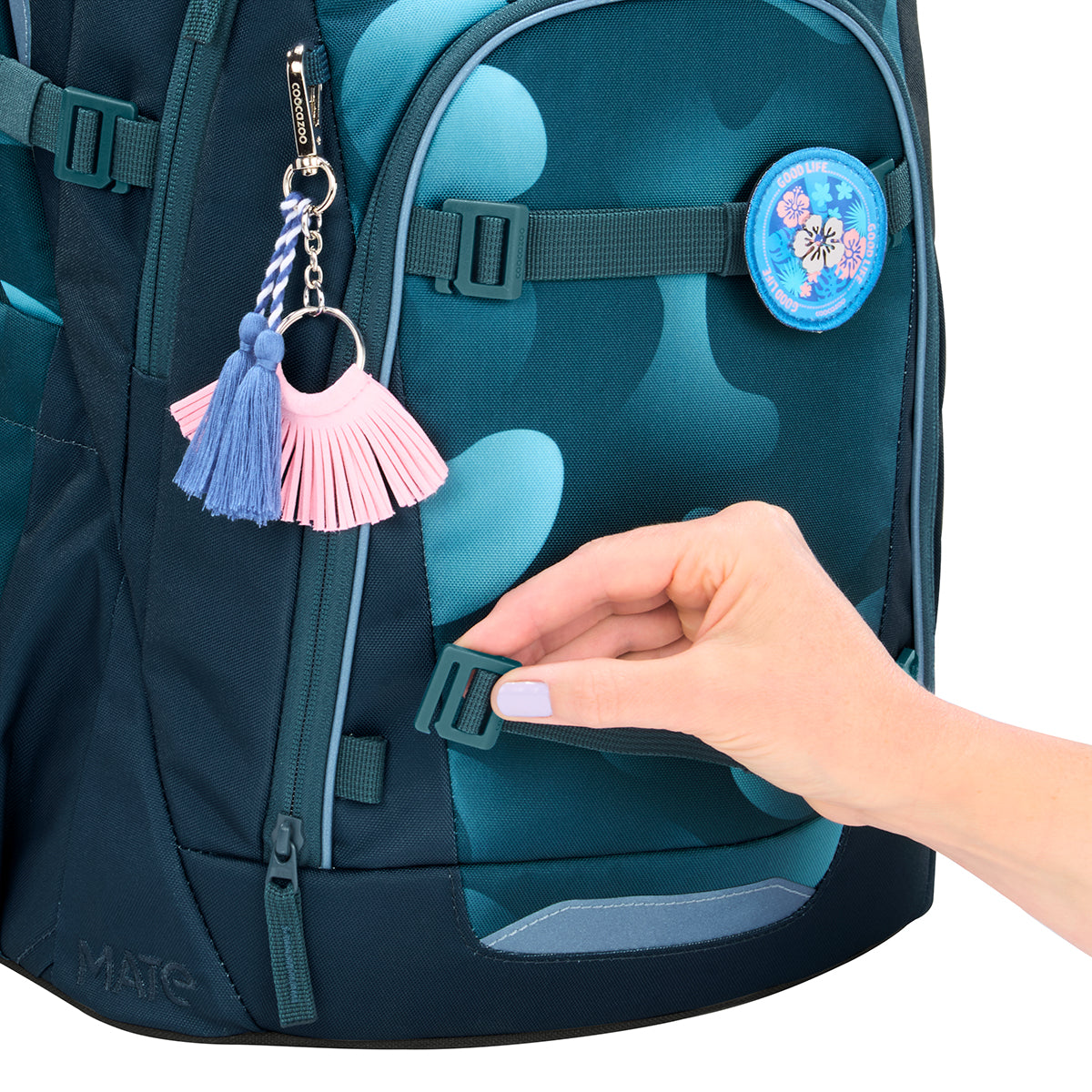 Schulrucksack-Set MATE Aqua Flow 3-teilig