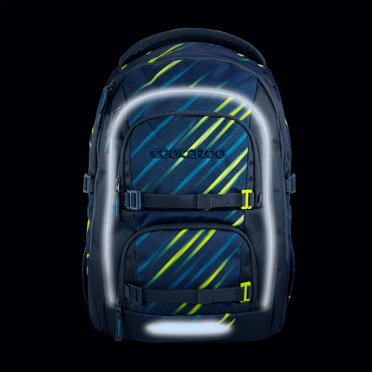 Schulrucksack-Set PORTER, Fast Lime 3-teilig