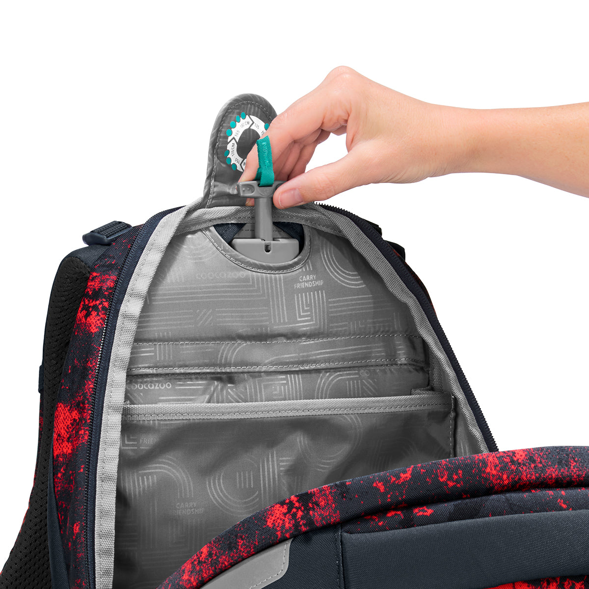 Schulrucksack-Set PORTER, Broken Black 3-teilig