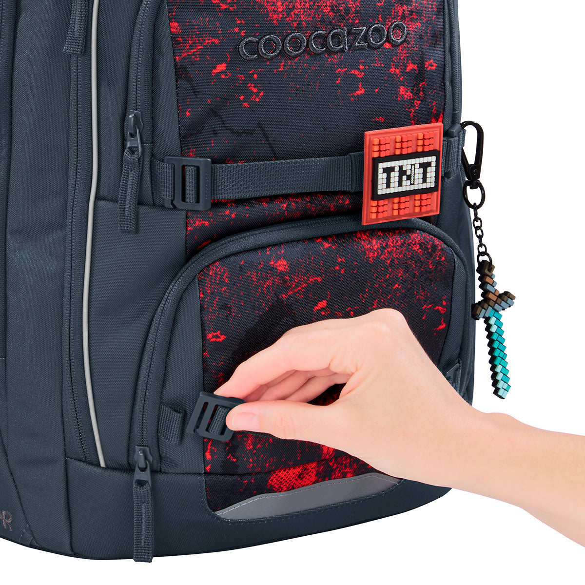 Schulrucksack PORTER, Broken Black