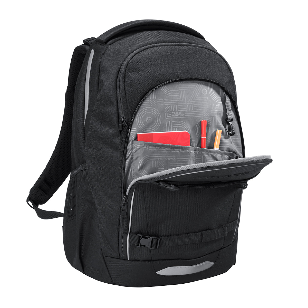 Schulrucksack-Set EVERY Midnight Black 2-teilig