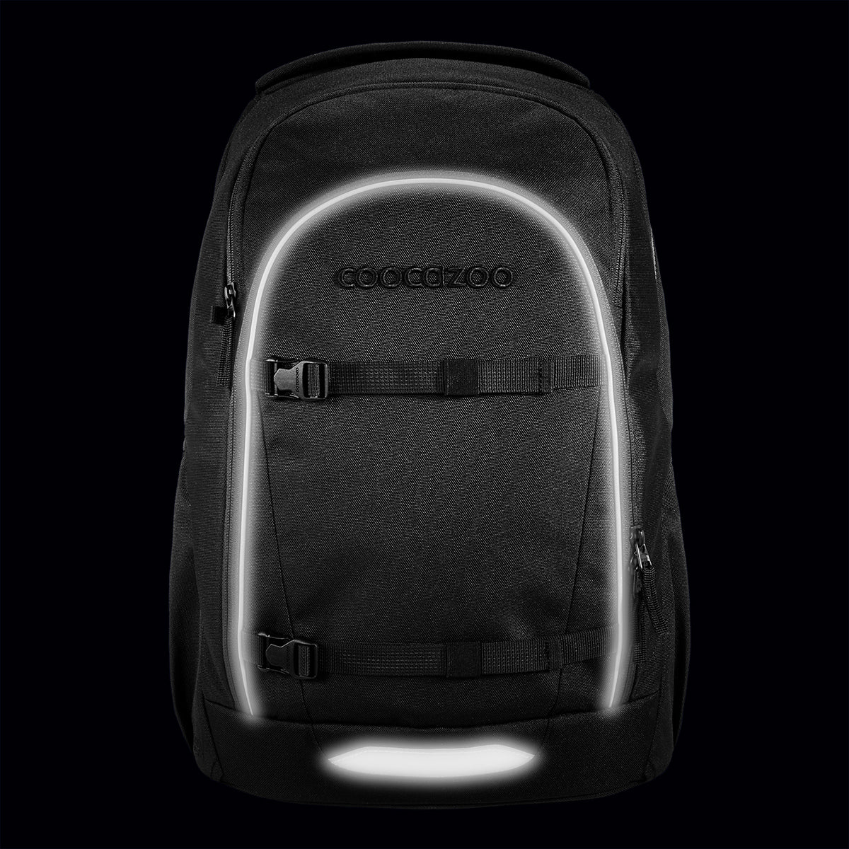 Schulrucksack-Set EVERY Midnight Black 2-teilig