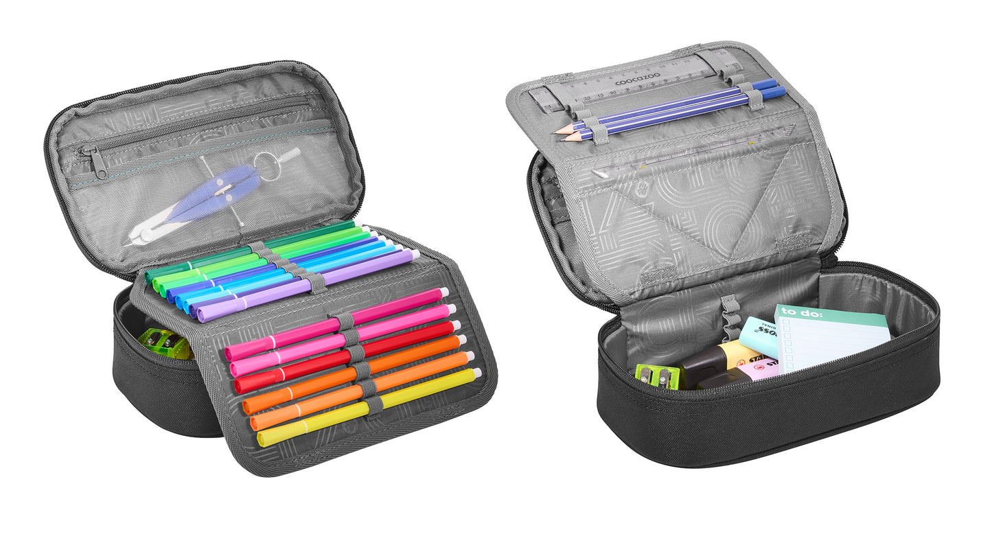 Schulrucksack-Set MATE Black Coal 3-teilig