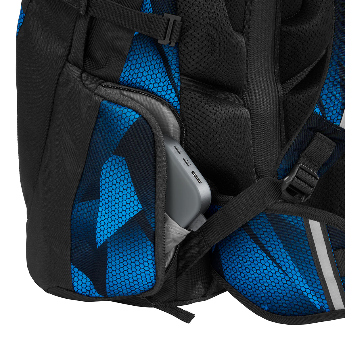 Schulrucksack-Set BYTE Electric Ice 3-teilig