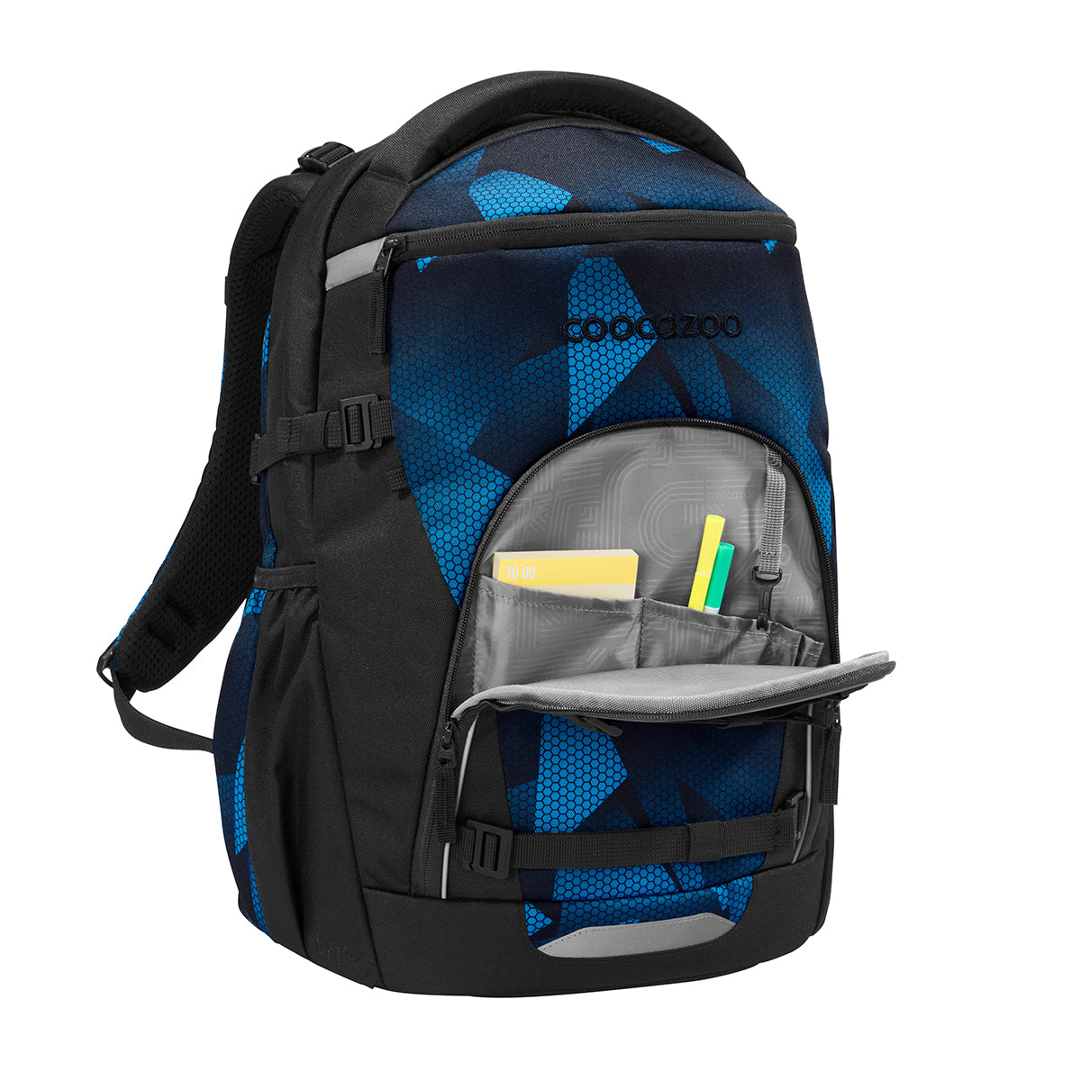 Schulrucksack-Set BYTE Electric Ice 3-teilig