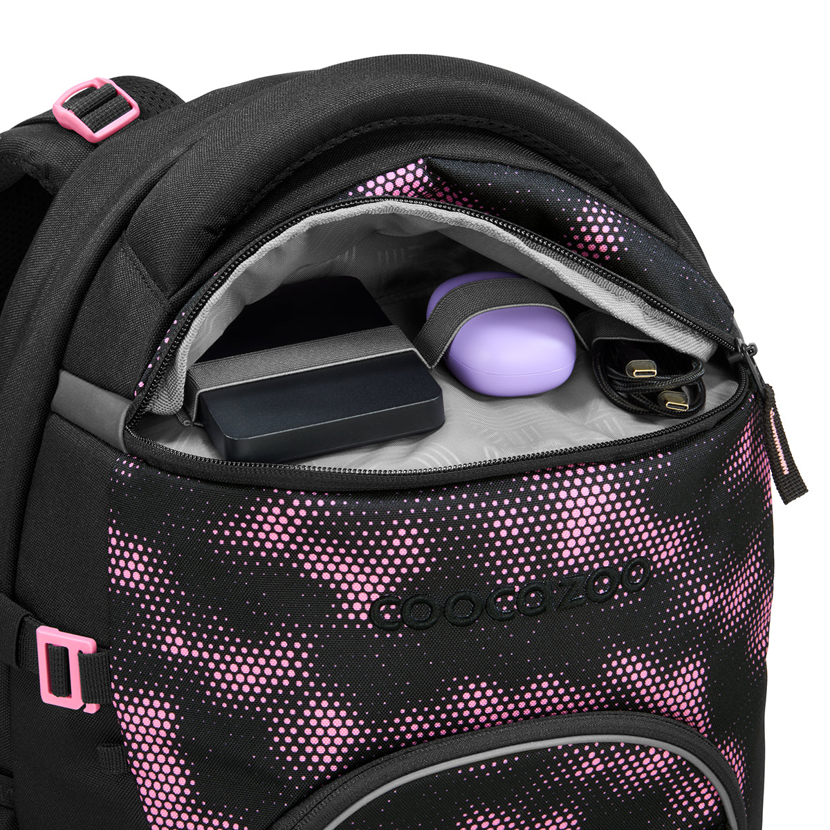 Schulrucksack-Set BYTE Pink Illusion 3-teilig