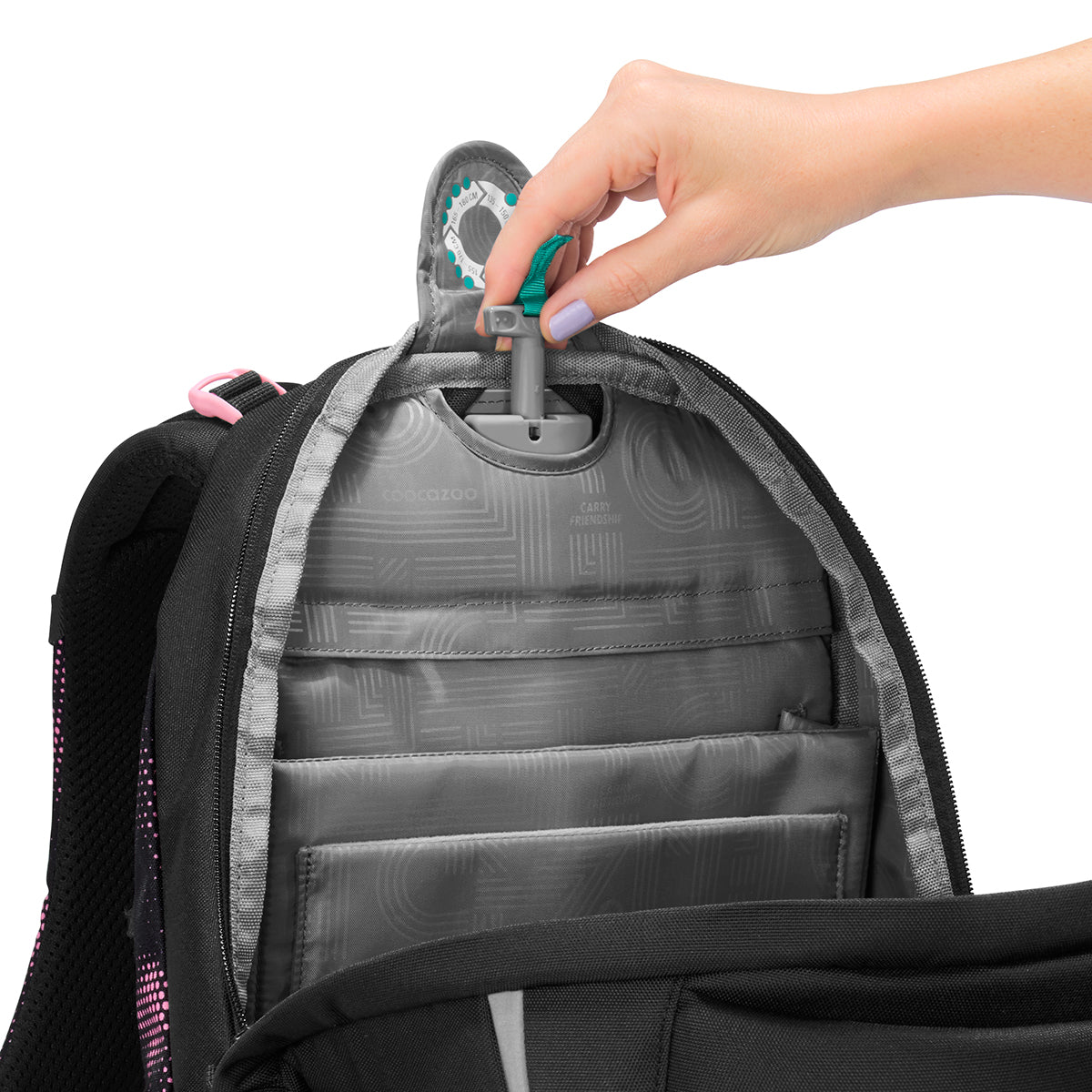 Schulrucksack-Set BYTE Pink Illusion 3-teilig