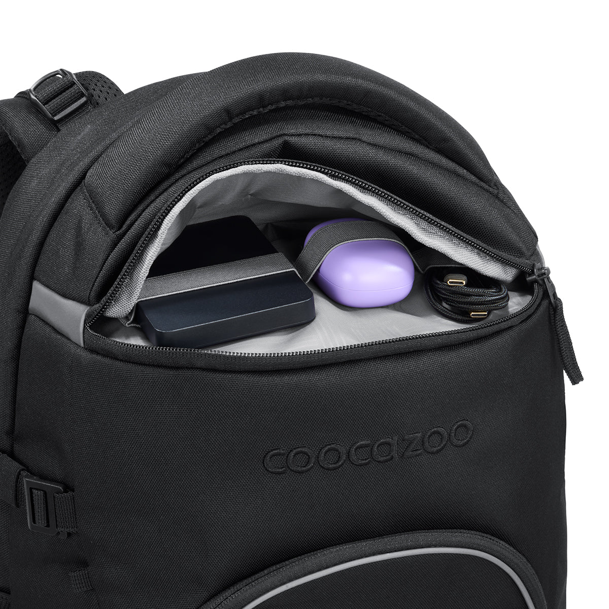 Schulrucksack-Set BYTE Black Coal 3-teilig