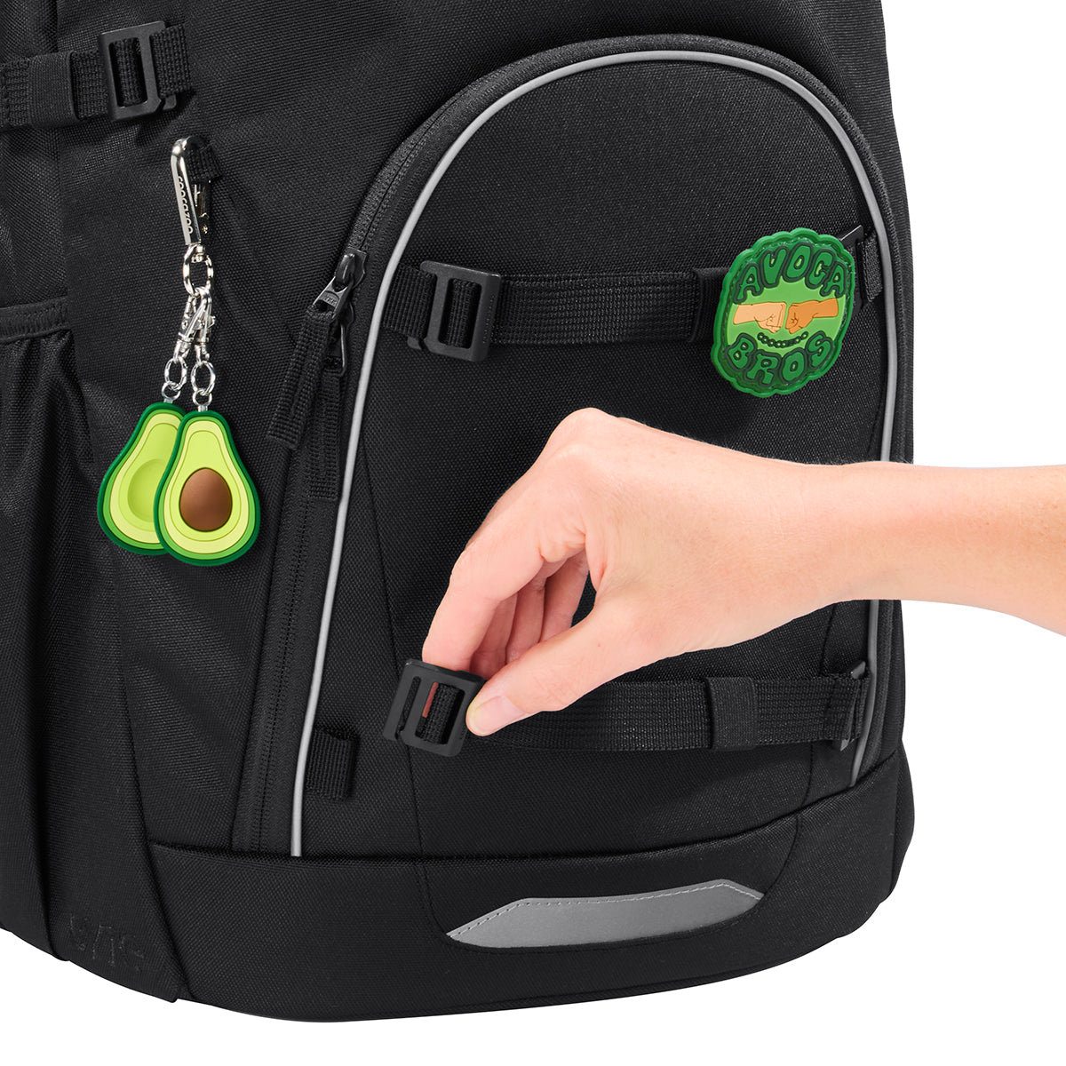 Schulrucksack-Set BYTE Black Coal 2-teilig