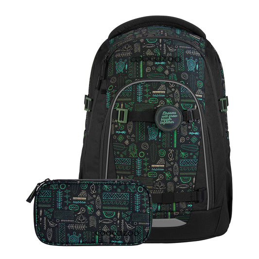 Schulrucksack MATE Humedica, Free Spirit, 2-tlg.