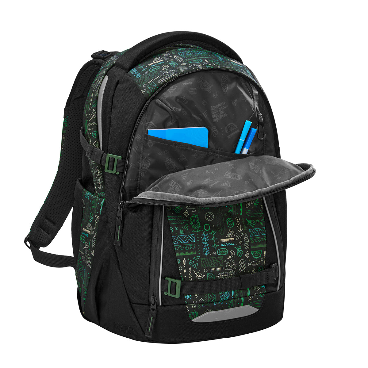 Schulrucksack MATE Humedica, Free Spirit, 2-tlg.