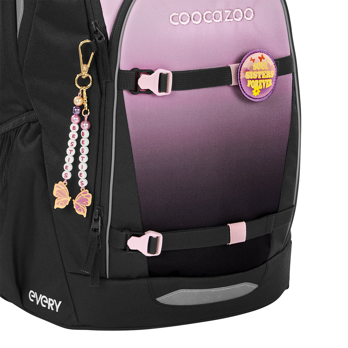 Schulrucksack-Set EVERY Rose Shadows 2-teilig