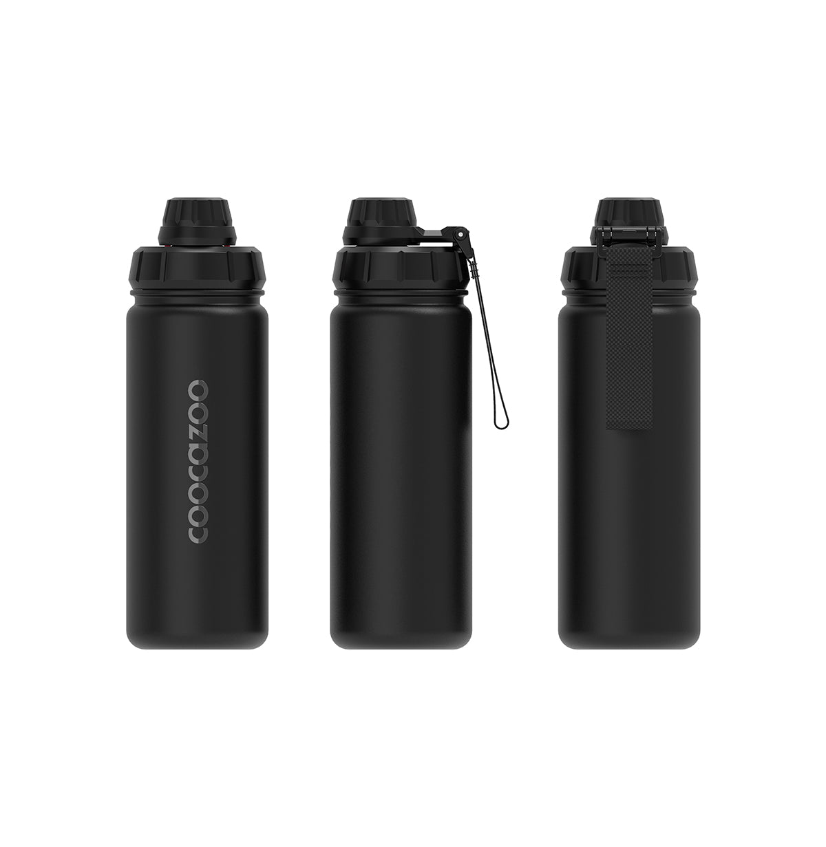 Kunststoff Trinkflasche 0,75 l Schwarz