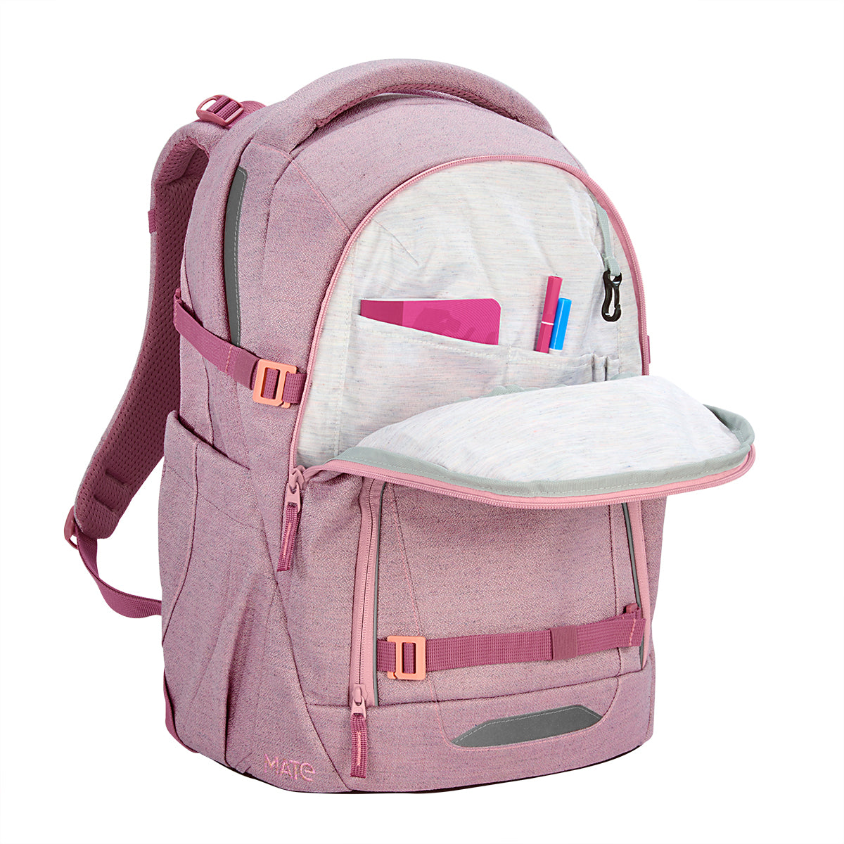 Schulrucksack MATE Mixed Faded Rose