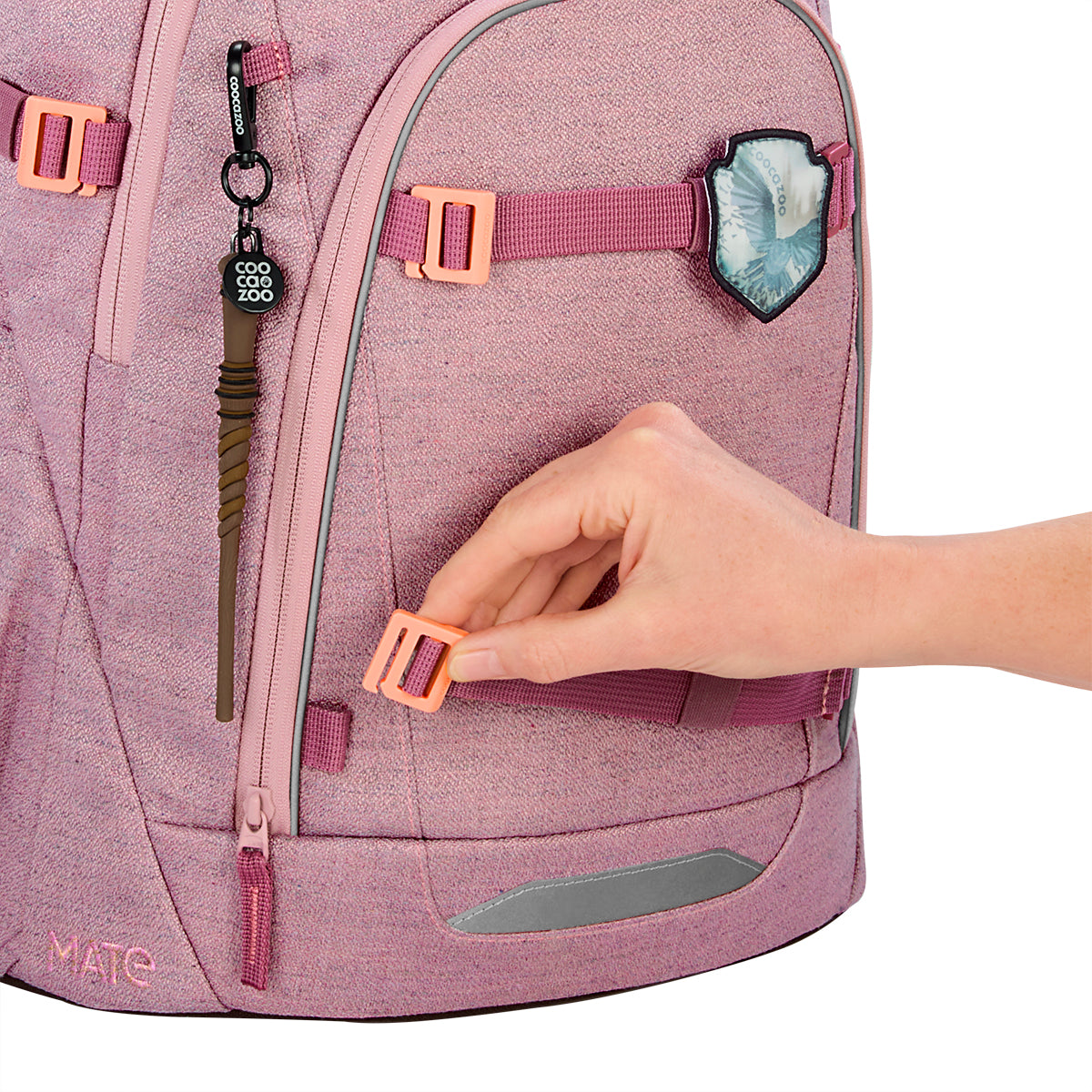 Schulrucksack MATE Mixed Faded Rose