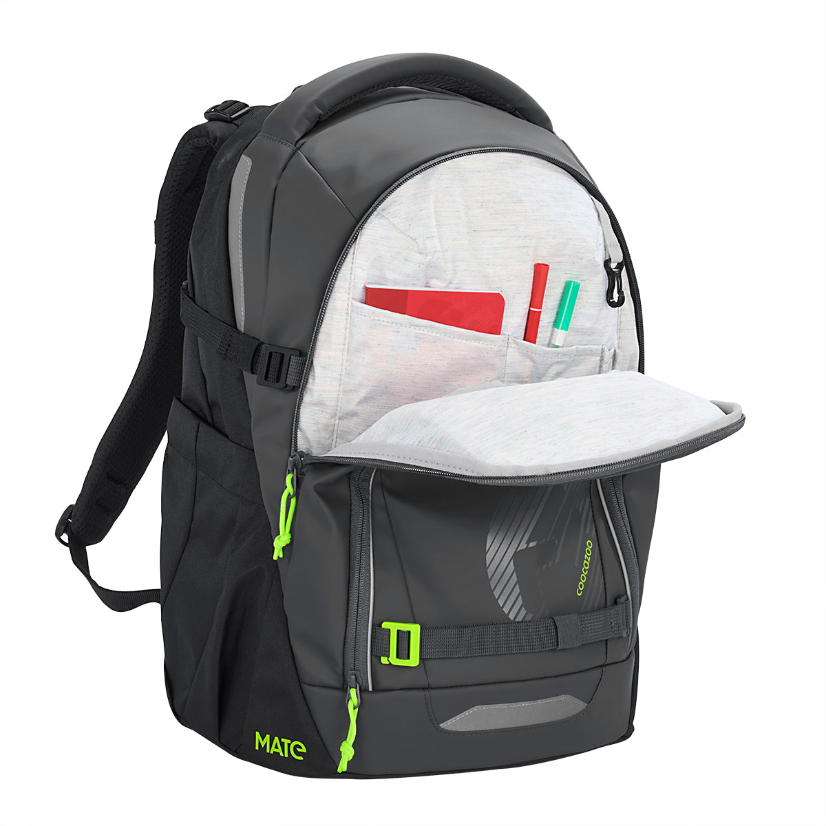 Schulrucksack MATE Tarp Black Thunder