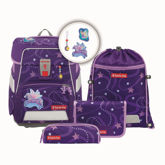 Schulranzen-Set SPACE Pegasus Emily 5-teilig