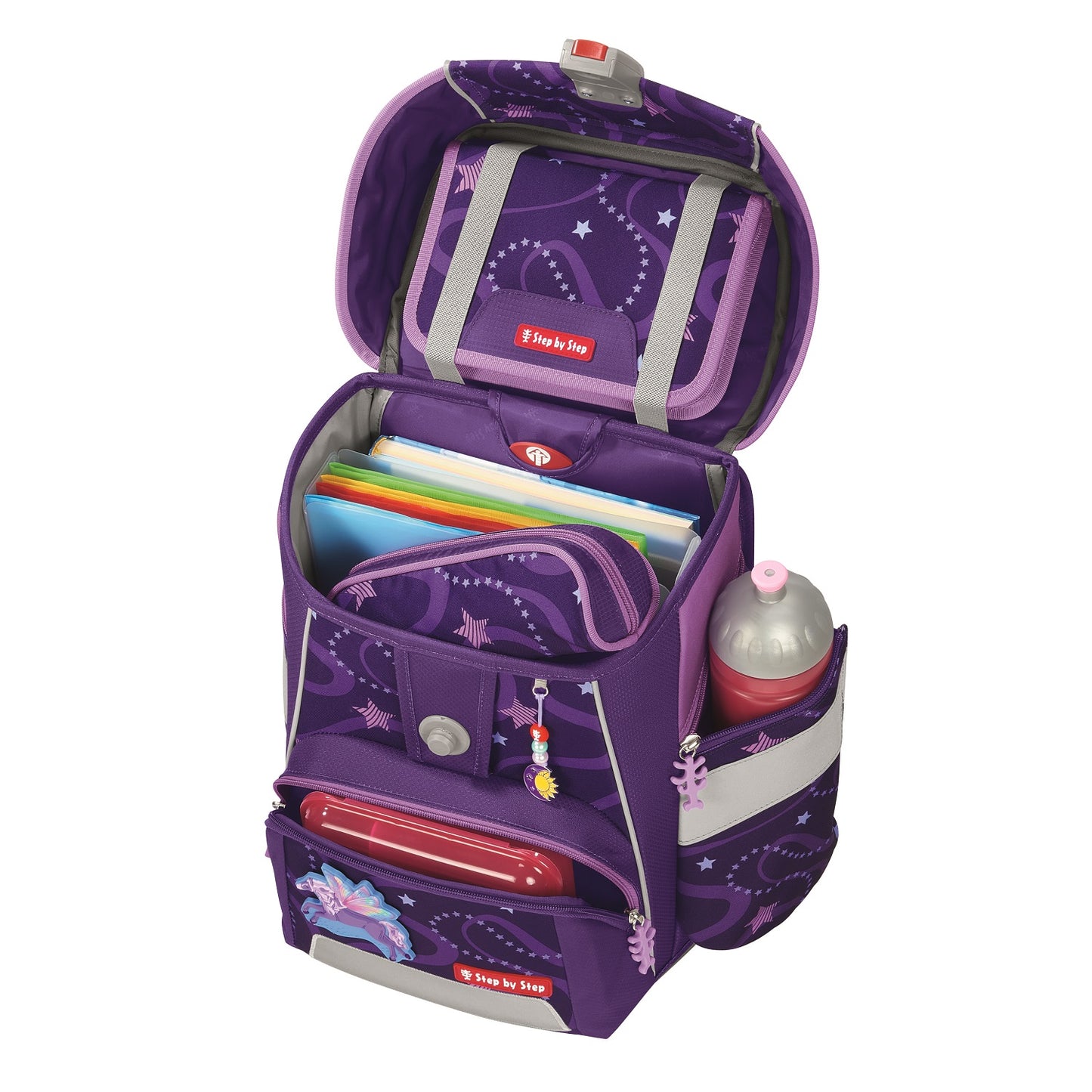 Schulranzen-Set SPACE Pegasus Emily 6-teilig