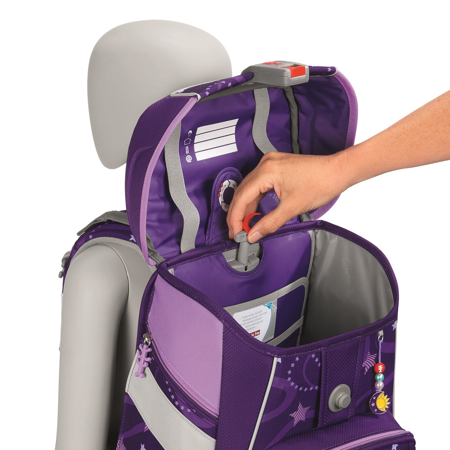 Schulranzen-Set SPACE Pegasus Emily 6-teilig
