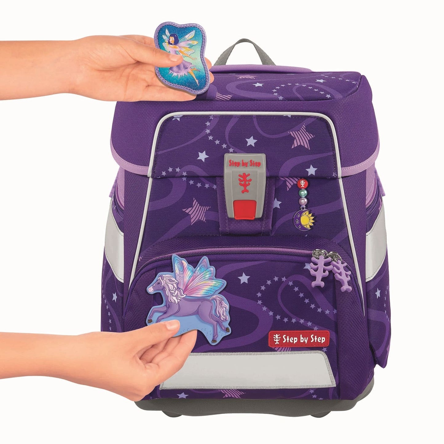 Schulranzen-Set SPACE Pegasus Emily 6-teilig