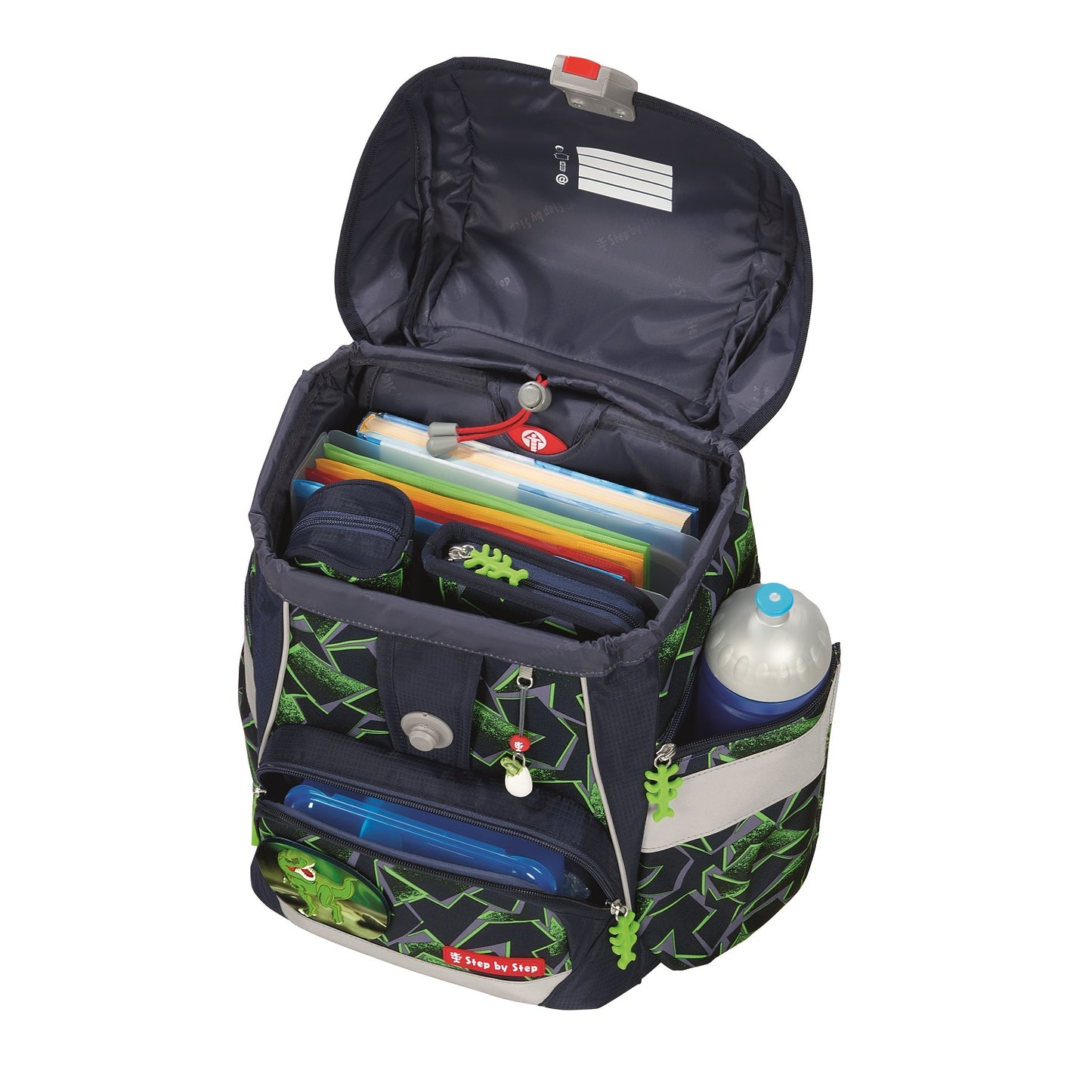 Schulranzen-Set 2IN1 PLUS Wild T-Rex Taro 7-teilig