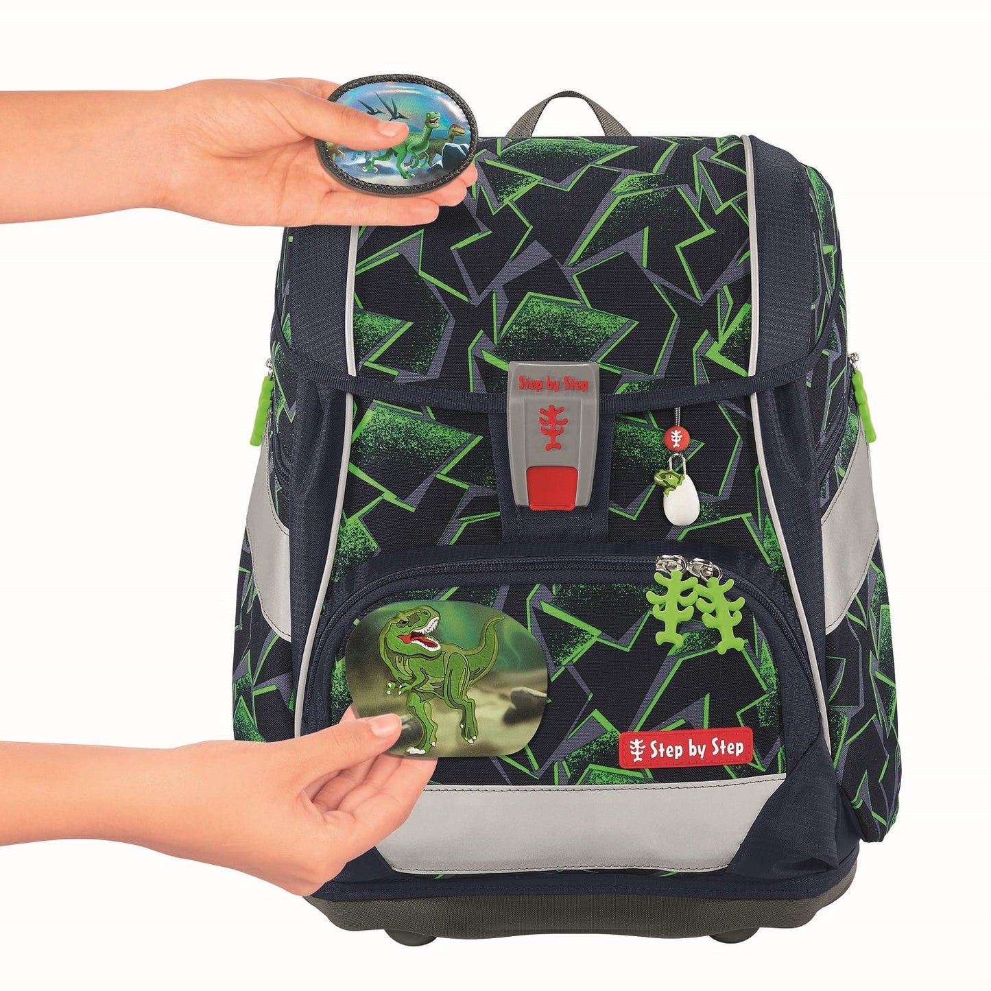 Schulranzen-Set 2IN1 PLUS Wild T-Rex Taro 7-teilig
