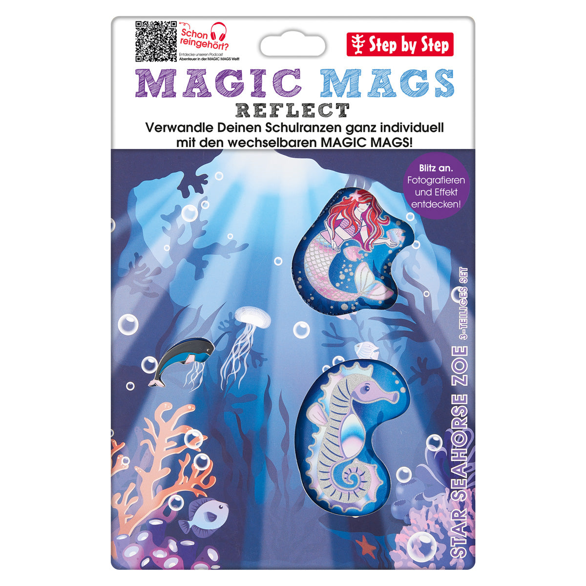 MAGIC MAGS GLOW, Star Seahorse Zoe 3-teilig