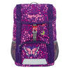 Kinderrucksack KID SHINE Butterfly Night Ina 3-teilig