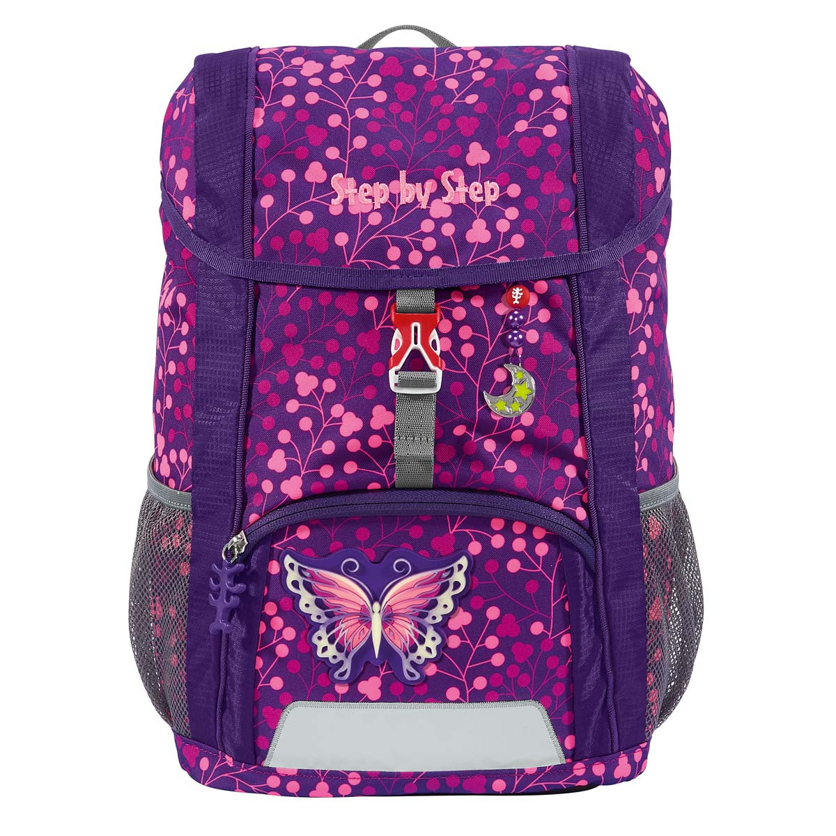 Kinderrucksack KID SHINE Butterfly Night Ina 3-teilig