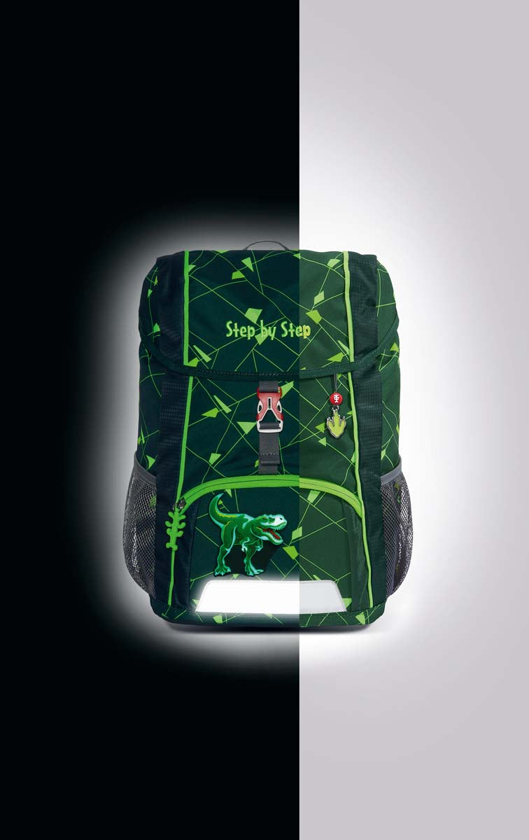 Kinderrucksack KID SHINE Dino Night Tyro 3-teilig