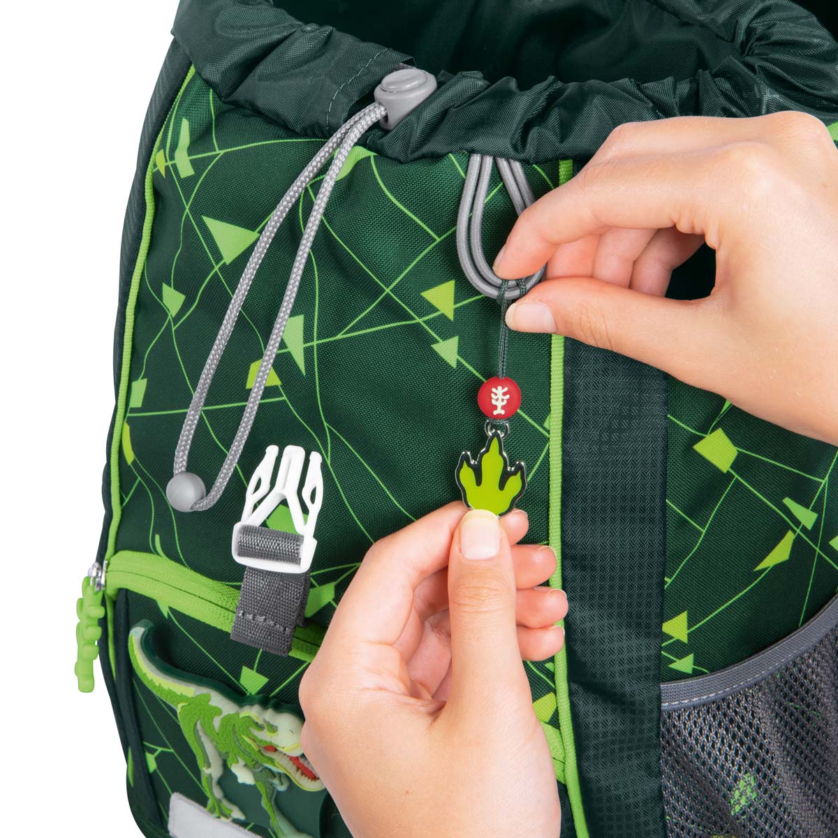 Kinderrucksack KID SHINE Dino Night Tyro 3-teilig