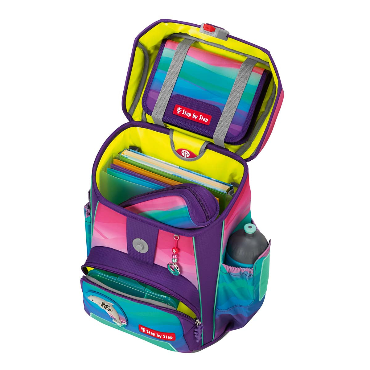 Schulranzen-Set CLOUD OCEAN Dolphin Lana 6-teilig