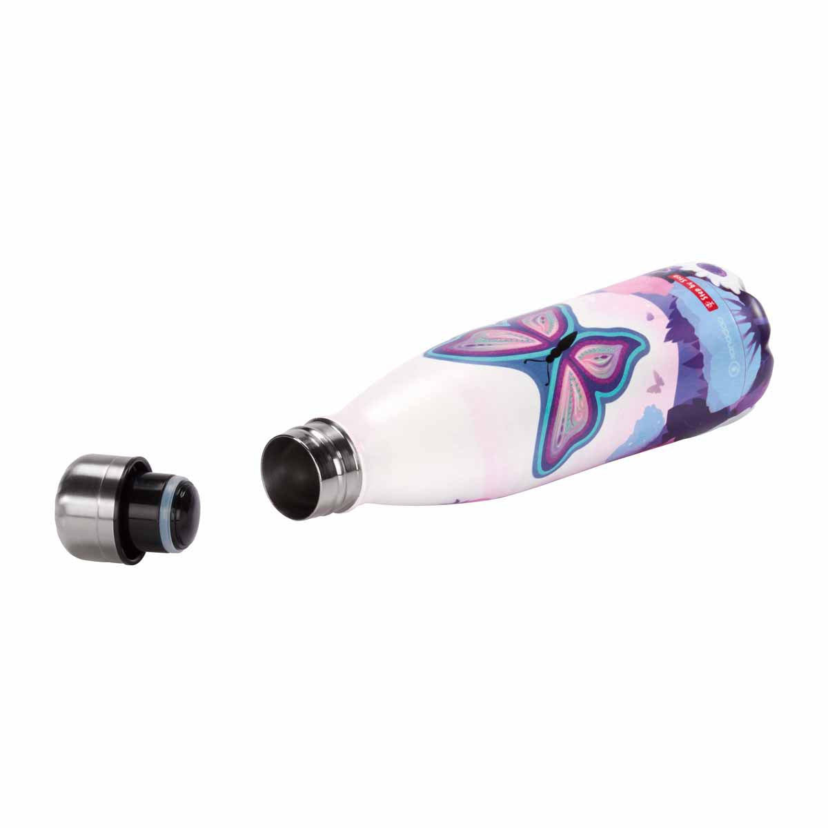 Edelstahl Trinkflasche 0,5 l Butterfly Maja