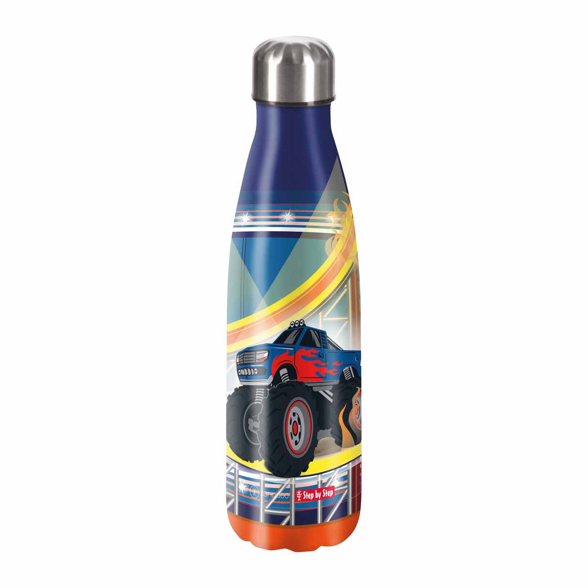 Edelstahl Trinkflasche 0,5 l Monster Truck Rocky