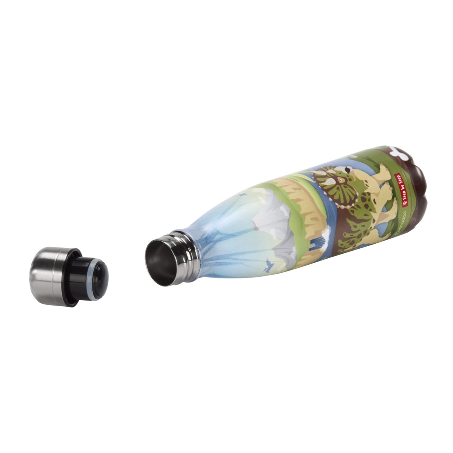 Edelstahl Trinkflasche 0,5 l Dino Tres