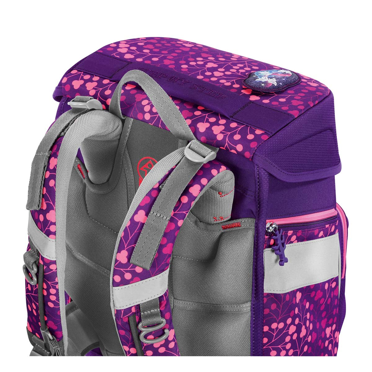 Schulranzen-Set SPACE SHINE Butterfly Night Ina 6-teilig