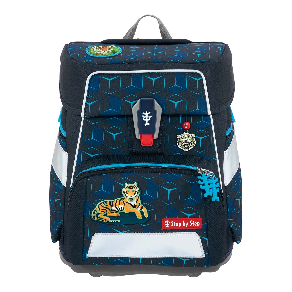 Schulranzen-Set SPACE SHINE Tiger Night Kimba 5-teilig