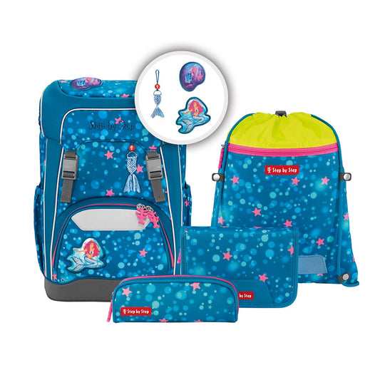 Schulranzen GIANT Mermaid Lola Set 5-teilig