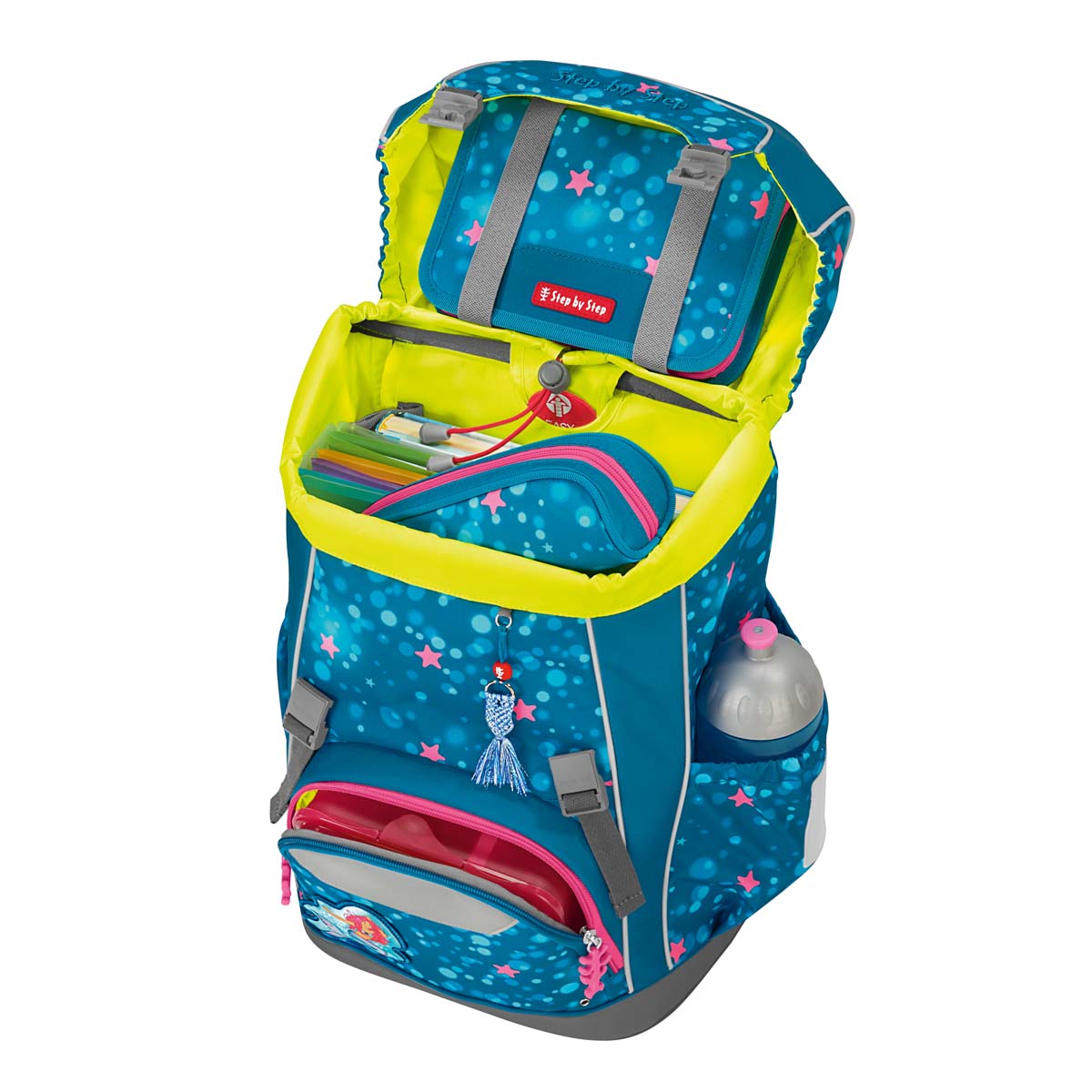 Schulranzen GIANT Mermaid Lola Set 5-teilig