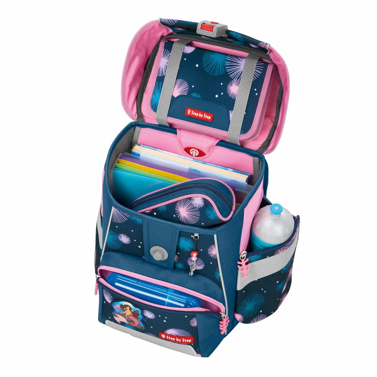 Schulranzen-Set SPACE Mermaid Delia, 6-teilig